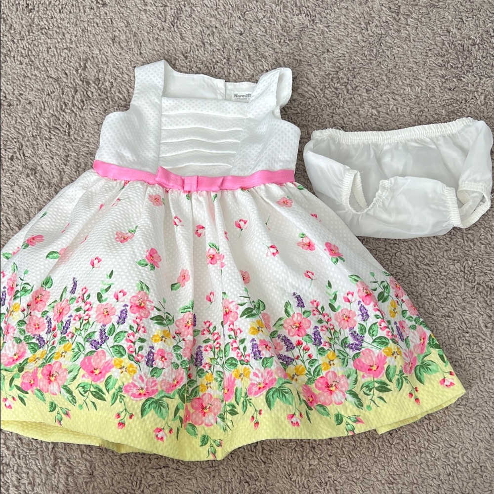 Nannette Baby Spring Floral Easter Dress